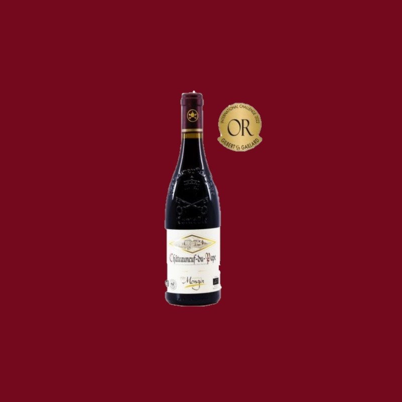 Châteauneuf du pape BIO rouge 2021 médaille d’or